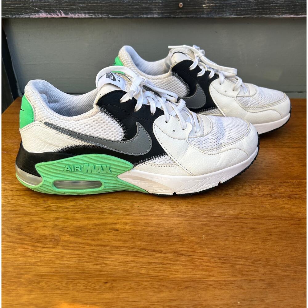 Nike Air Max Excee White Black Green Womans 9.5 DM8346-100 - Picture 3 of 9